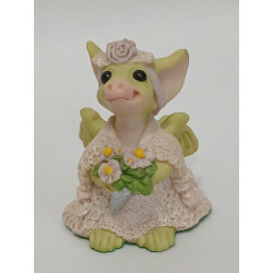 I'll Be The Bride Pocket Dragon - Whimsical World Of Pocket Dragons -  Hand Made 1995