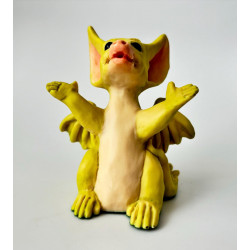 A Big Hug Pocket Dragon - Whimsical World Of Pocket Dragons Hand Made - Event Piece -  Boxed Made In 1993