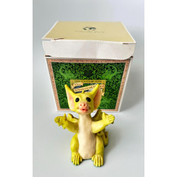 A Big Hug Pocket Dragon - Whimsical World Of Pocket Dragons Hand Made - Event Piece -  Boxed Made In 1993