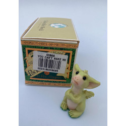 You Can't Make Me Pocket Dragon - Boxed - Hand Made in 1993 - Whimsical World - Real Musgrave