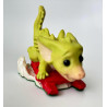 Chasing Snowflakes Pocket Dragon - Boxed - Whimsical World Of Pocket Dragons Hand Made - Limited Edition with Medallion - 1995
