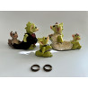 Wedding Set - I'll Be The Groom, I'll Be The Bride & Oh Happy Day Pocket Dragons - All Boxed - Whimsical World Of Pocket Dragons - 1995
