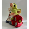 Listening For Santa Pocket Dragon Boxed with metal hat medal -Whimsical World Of Pocket Dragons  Hand Made in 2004
