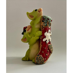 Hanging The Stocking Pocket Dragon - Boxed with medal - Limited Edition in 2005 -  Hand Made
