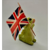 Wave Your Flag Pocket Dragon - Boxed with Extra Flags - Whimsical World Of Pocket Dragons Hand Made - 2005