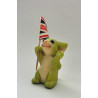 Wave Your Flag Pocket Dragon - Boxed with Extra Flags - Whimsical World Of Pocket Dragons Hand Made - 2005