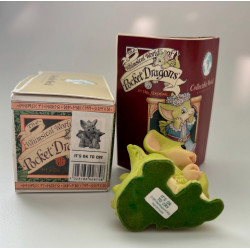 It's OK To Cry Pocket Dragon - Boxed - Whimsical World Of Pocket Dragons by Real Musgrave -  Hand Made in 1997