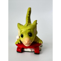Chasing Snowflakes Pocket Dragon - Boxed - Whimsical World Of Pocket Dragons Hand Made - Limited Edition with Medallion - 1995