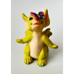 Butterfly Kisses Pocket Dragon - Whimsical World Of Pocket Dragons Hand Made - Boxed - 1994