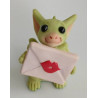 Sealed With A Kiss Pocket Dragon - Boxed - Whimsical World Of Pocket Dragons  Hand Made in 2002