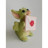 Sealed With A Kiss Pocket Dragon - Boxed - Whimsical World Of Pocket Dragons  Hand Made in 2002