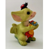Proud Gardener Pocket Dragon - Exclusive Collectors Joining Figure 2000/2001 - Whimsical World Of Pocket Dragons - Hand Made
