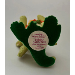 Proud Gardener Pocket Dragon - Exclusive Collectors Joining Figure 2000/2001 - Whimsical World Of Pocket Dragons - Hand Made