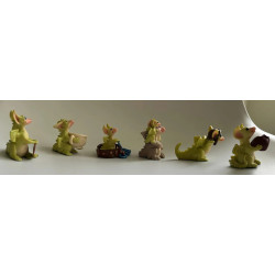 Great Figures in Pocket Dragon History Volume 1 The Early Years 6 Miniature Pocket Dragons 0192/2000 Worldwide Ltd Ed 2005