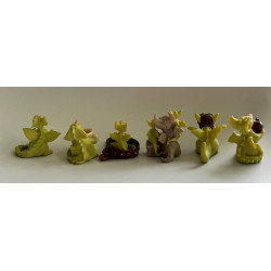 Great Figures in Pocket Dragon History Volume 1 The Early Years 6 Miniature Pocket Dragons 0192/2000 Worldwide Ltd Ed 2005