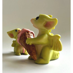 Learning To Share - Boxed - Pocket Dragon Whimsical World Of Pocket Dragons by Real Musgrave Hand Made- 2004