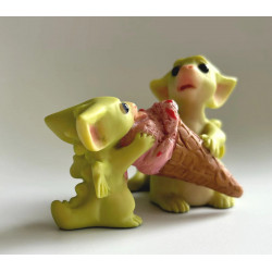 Learning To Share - Boxed - Pocket Dragon Whimsical World Of Pocket Dragons by Real Musgrave Hand Made- 2004