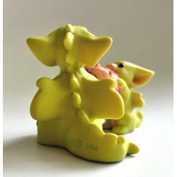 Learning To Share - Boxed - Pocket Dragon Whimsical World Of Pocket Dragons by Real Musgrave Hand Made- 2004