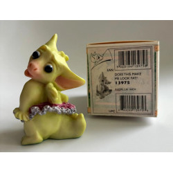 Does This Make Me Look Fat? Pocket Dragon - Boxed - Whimsical World Of Pocket Dragons Hand Made In 2005