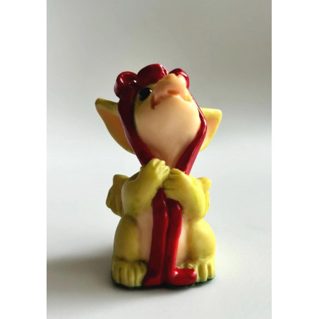 Red Ribbon Pocket Dragon - Boxed - Whimsical World Of Pocket Dragons by Real Musgrave Hand Made in 1995