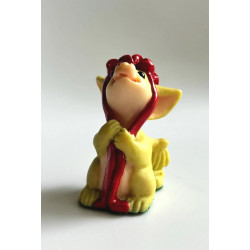Red Ribbon Pocket Dragon - Boxed - Whimsical World Of Pocket Dragons by Real Musgrave Hand Made in 1995