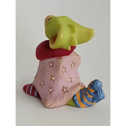 Brrr .. I'm Cold Pocket Dragon - Whimsical World Of Pocket Dragons Hand Made in 2003