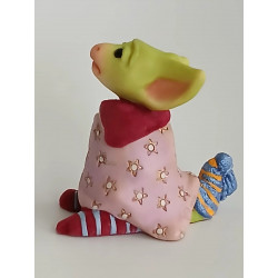 Brrr .. I'm Cold Pocket Dragon - Whimsical World Of Pocket Dragons Hand Made in 2003