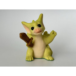 Our Hero Pocket Dragon- Whimsical World Of Pocket Dragons Hand Made - Exclusive Collector's Joining Figurine with Tin - 1997