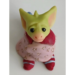 Brrr .. I'm Cold Pocket Dragon - Whimsical World Of Pocket Dragons Hand Made in 2003