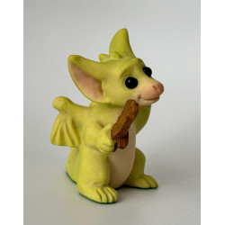 Our Hero Pocket Dragon- Whimsical World Of Pocket Dragons Hand Made - Exclusive Collector's Joining Figurine with Tin - 1997