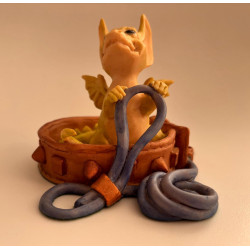 Walkies Pocket Dragon - One of the Original 25 - Whimsical World Of Pocket Dragons by Real Musgrave - 1989