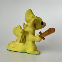 Our Hero Pocket Dragon- Whimsical World Of Pocket Dragons Hand Made - Exclusive Collector's Joining Figurine with Tin - 1997