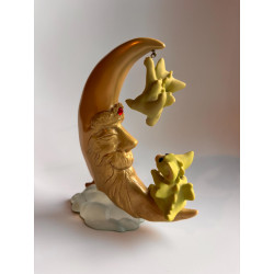 Wizard Moon Pocket Dragon Set- Whimsical World Of Pocket Dragons Hand Made- 2001