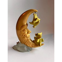 Wizard Moon Pocket Dragon Set- Whimsical World Of Pocket Dragons Hand Made- 2001