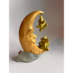 Wizard Moon Pocket Dragon Set- Whimsical World Of Pocket Dragons Hand Made- 2001