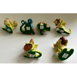 Great Figures in Pocket Dragon History Volume 1 The Early Years  6 Miniature Pocket Dragons  1715 of 2000 Worldwide Limited Edition - 2005