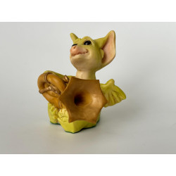 Practice Makes Perfect Pocket Dragon - Boxed - Whimsical World Of Pocket Dragons Hand Made - 1991