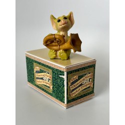 Practice Makes Perfect Pocket Dragon - Boxed - Whimsical World Of Pocket Dragons Hand Made - 1991