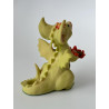 Flowers For You Pocket Dragon - Whimsical World Of Pocket Dragons Hand Made- 1989 - One of Original 27
