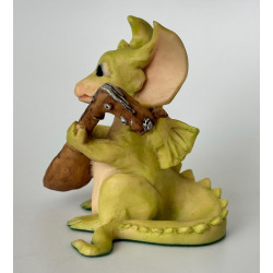 The Pocket Minstrel Pocket Dragon- Whimsical World Of Pocket Dragons Hand Made- 1989 - One of Original 27
