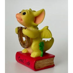 Good Luck Pocket Dragon - Boxed - Whimsical World Of Pocket Dragons Hand Made - 2000