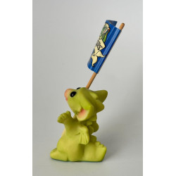 Wave Your Flag Pocket Dragon - Whimsical World Of Pocket Dragons Hand Made- 2005