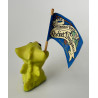 Wave Your Flag Pocket Dragon - Whimsical World Of Pocket Dragons Hand Made- 2005
