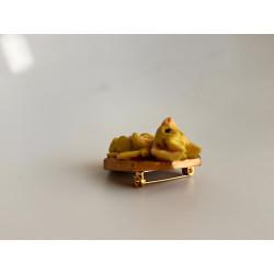 Little Jewel Pocket Dragon Brooch/Pin Badge - Boxed with leaflets - Real Musgrave - Whimsical World Of Pocket Dragons - 1993