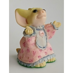 Flannel Nightie Pocket Dragon - Boxed - Whimsical World Of Pocket Dragons Hand Made- 1997