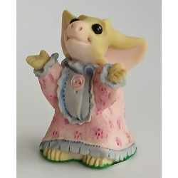 Flannel Nightie Pocket Dragon - Boxed - Whimsical World Of Pocket Dragons Hand Made- 1997