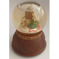 Presents Pocket Dragon Snow Globe Hand Made Real Musgrave Whimsical World Of Pocket Dragons
