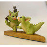 Teamwork! Pocket Dragon - Boxed - HAND SIGNED by Real MUSGRAVE - Whimsical World Of Pocket Dragons - 2002