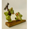Teamwork! Pocket Dragon - Boxed - HAND SIGNED by Real MUSGRAVE - Whimsical World Of Pocket Dragons - 2002