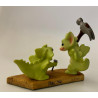 Teamwork! Pocket Dragon - Boxed - HAND SIGNED by Real MUSGRAVE - Whimsical World Of Pocket Dragons - 2002